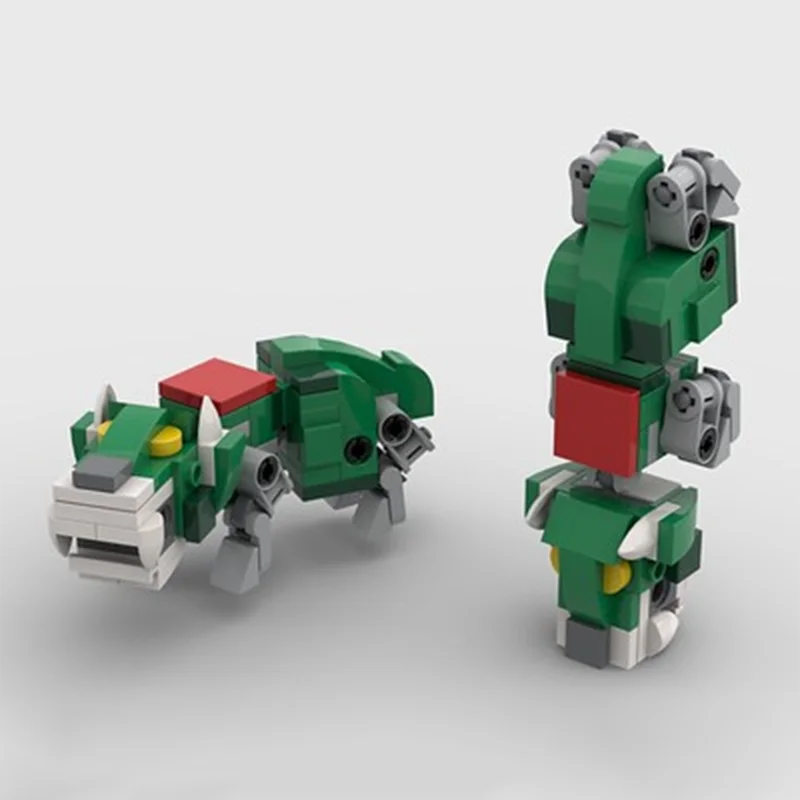 Фото 711 шт. Voltron v1 MOC Classic Voltroner (версия 1) комбайнер робот образование строительные блоки «сделай сам» игрушки на день рождения подарок №3