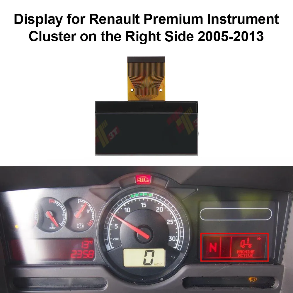 Замена экрана дисплея для Renault Premium Magnum Midlum Ares Kerax Iliade, приборная панель