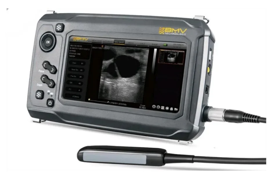 Портативный цифровой ветеринарный ультразвуковой ректальный зонд BestScan S6 + видеоочки + вспомогательный зонд
