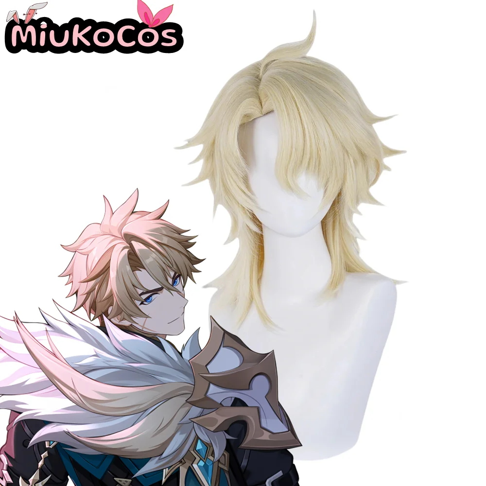 В НАЛИЧИИ Парик для косплея Varka MiukoCosplay Game Genshin Impact Косплей