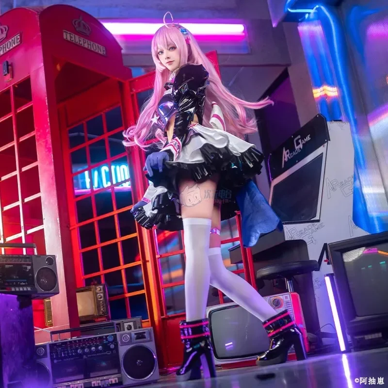 Фото FC6Anime Mikkuu Muse Dash Luka Косплей Костюм Хэллоуин Униформа Женщины Мужчины Карнавальное Вечернее Платье Парик Аксессуары И реквизит @ FC8! №4