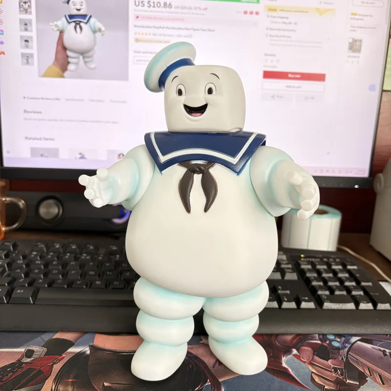Охотники за привидениями StayPuft, фигурка человека, игрушки, 26 см, статуя, Коллекционная модель, фигурка из фильма, кукла, в наличии, быстрая доставка