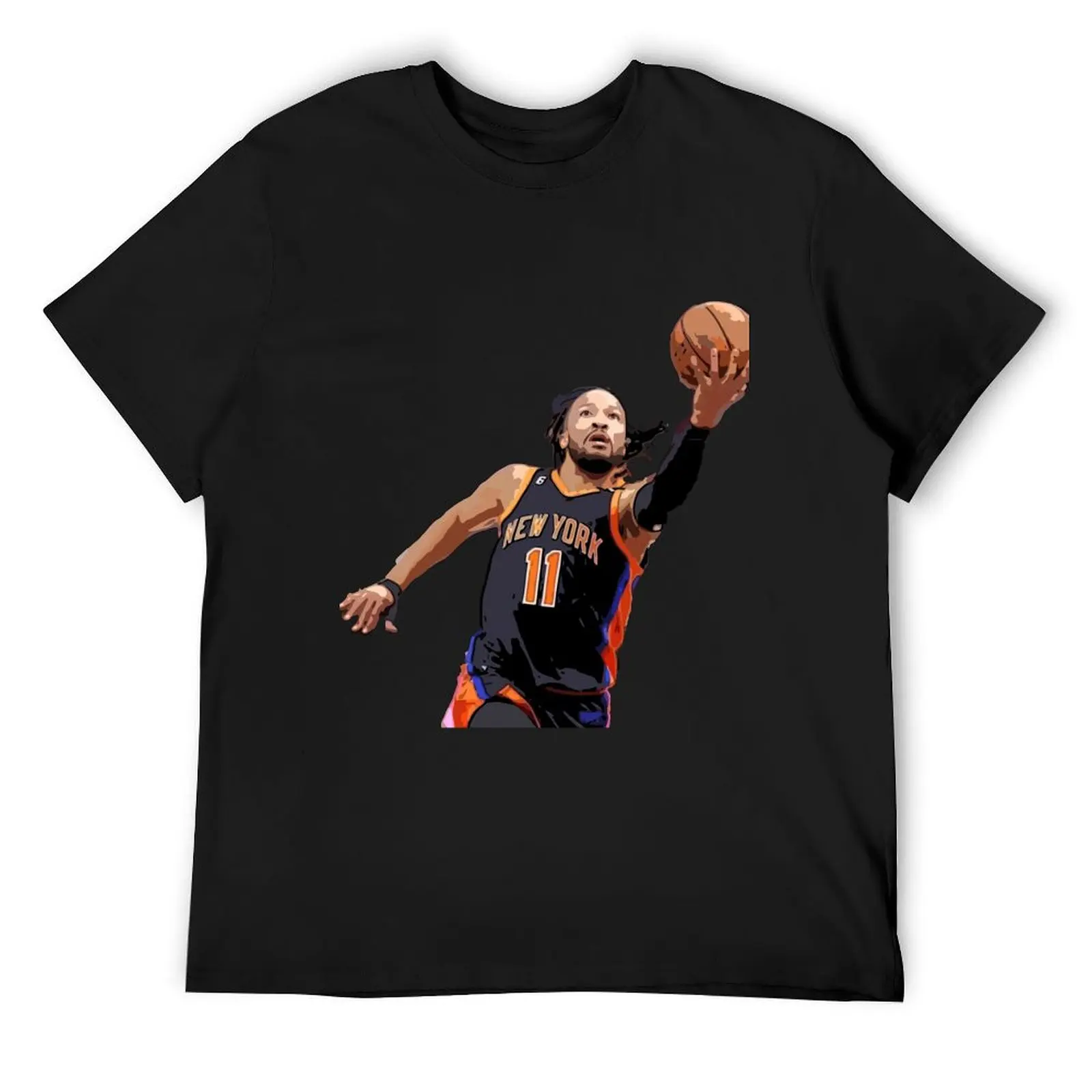 Футболка Jalen Brunson, винтажная футболка с аниме, футбольная футболка, рубашки с рисунком, мужские футболки