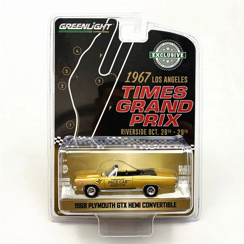 Фото GreenLight сплав 1:64 Plymouth Fury трансформируемая мышечная машина винтажная модель автомобиля серия для взрослых Классическая коллекция дисплей подарок для мальчика игрушка №3