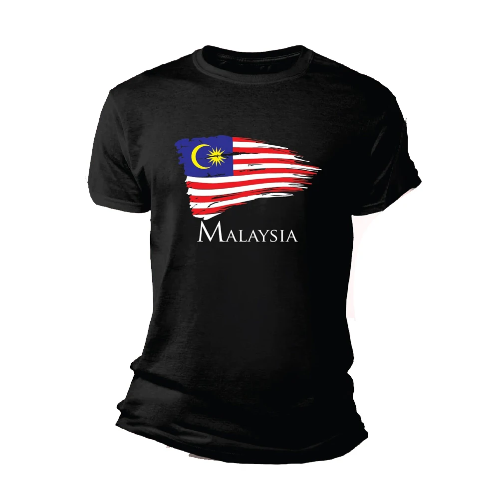 ФУТБОЛКА ХЛОПКОВНАЯ МАЛАЙЗИЯ MERDEKA BAJU LENGAN PENDEK DAN PANJANG Рубашка LELAKI DAN ФУТБОЛКА PEREMPUAN Уличная одежда Высокое качество 51542