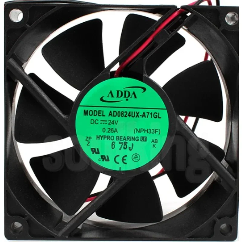 Новинка, охлаждающий вентилятор для лифта ADDA AD0824UX-A71GL DC24V 0.26A 8025
