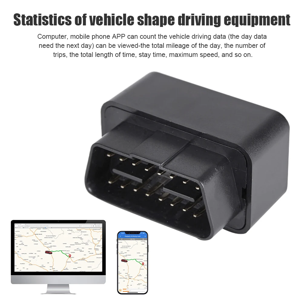 Автомобильный 2G 4G OBD GPS трекер противоугонная сигнализация устройство слежения 12 В-24 В бесплатное приложение для iOS Android SMS-вызов локатор Geofence (art.: 3920c8ab05dab) - 3920c8ab05dab