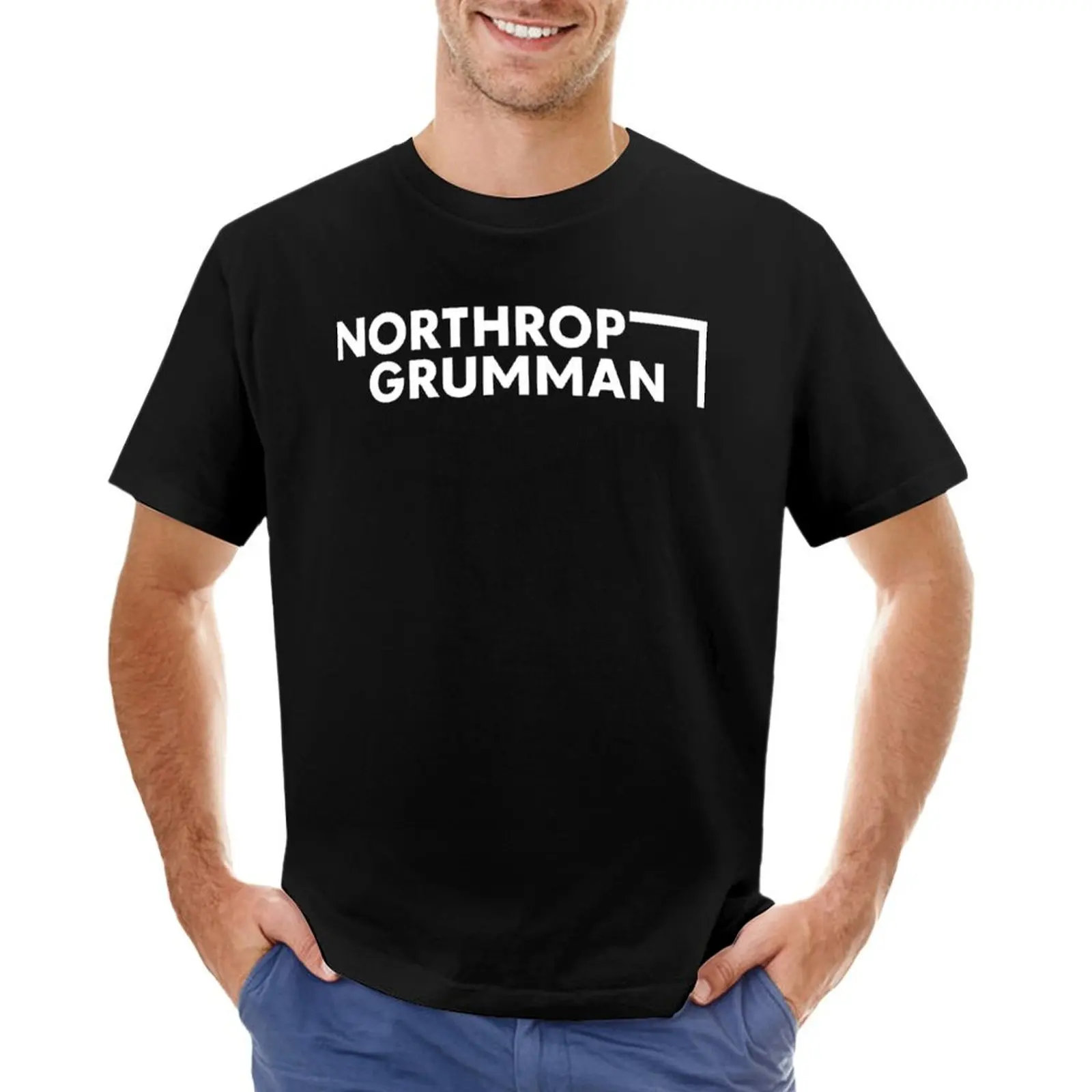Футболка Northrop Grumman с логотипом, мужские рубашки с синим архивом для мальчика