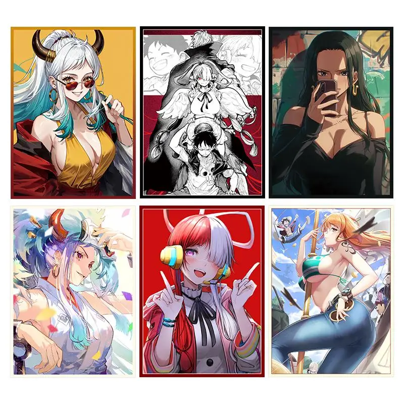 50 шт./компл. Nami Yamato Boa Hancock флэш-карта с рукавом PTCG WS аниме игровая коллекция карт защитный чехол подарочная игрушка 67*92 мм