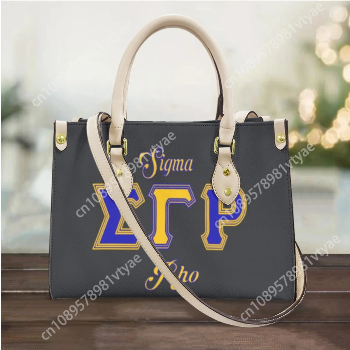 Фото Sigma Gamma Rho элегантные сумки с верхней ручкой новая популярная дорожная уличная сумка-мессенджер из искусственной кожи Модные дорожные сумки через плечо №4