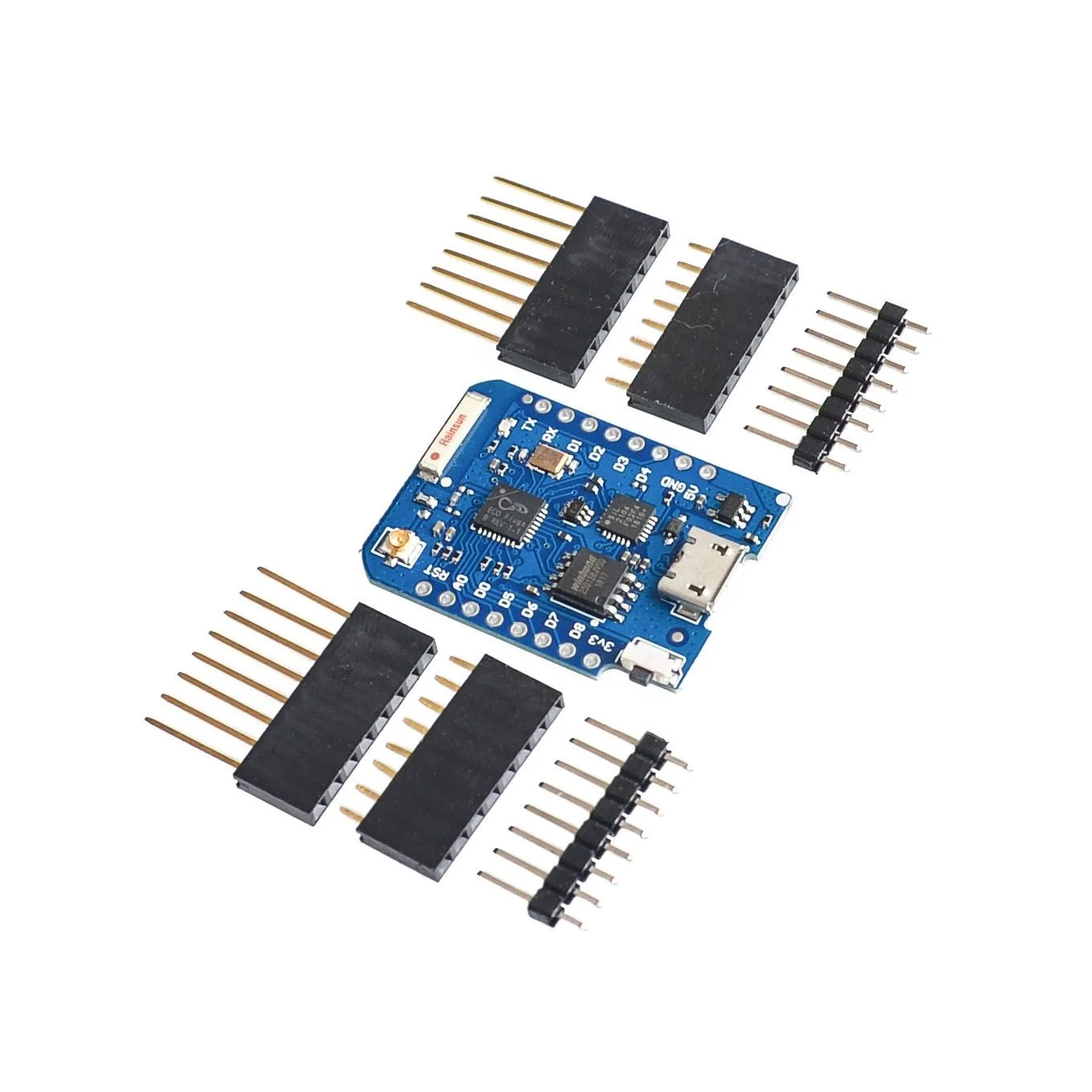 Фото D1 для WEMOS Mini Pro 4M 16M байт внешний антенный разъем на основе NodeMCU ESP8266 ESP-8266EX CP2104 WIFI макетная плата №4