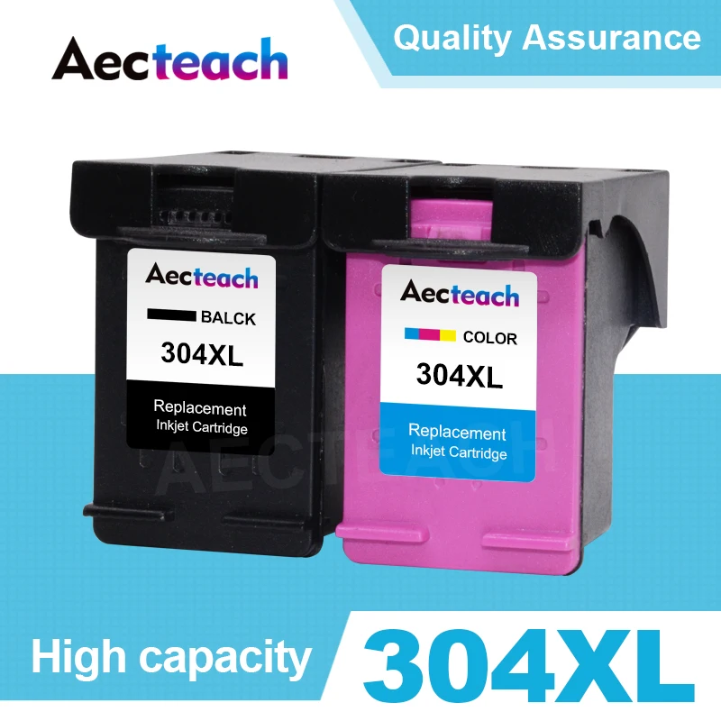 Замена картриджа для HP 304 XL Deskjet 2620 3700 3720 3752 5000 5010 5030