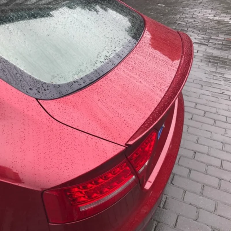 Для Audi A5 5F информацион tinggi너 ABS Спойлер 2009-2016 serat karbon aand Спойлер Belg Sayap Bagasi