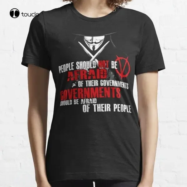 Футболка с цитатой V For Vendetta Guy Fawkes, белая футболка, женская модная футболка, новая летняя популярная уличная одежда