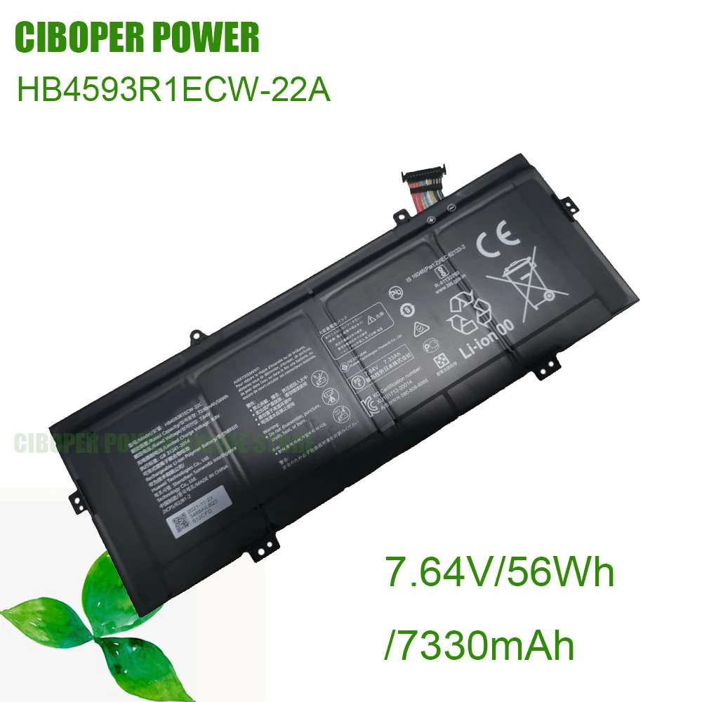 Фото Аккумулятор для ноутбука HB4593R1ECW-22A HB4593R1ECW-22 56 Втч/56,3 Втч для MateBook 14 серии KLVL-WFH9 KLVD-WFH9 MACHD-WFE9 №2