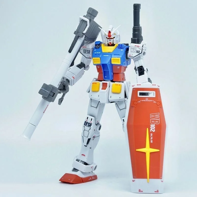 Горячая модель Changlong 5501 Rg 1/144 Rx-78-2 Ver 2,0, наборы моделей для сборки, подвижные шарниры, высококачественная коллекционная модель робота для детей