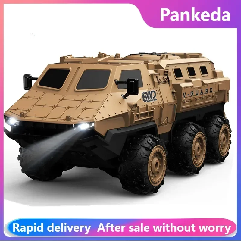 9510E 1:16 6WD шестиколесный бронированный радиоуправляемый автомобиль игрушечный грузовик 2,4 ГГц радиоуправляемые автомобили для взрослых игрушки для мальчиков электромобиль для детей уоруженный танк