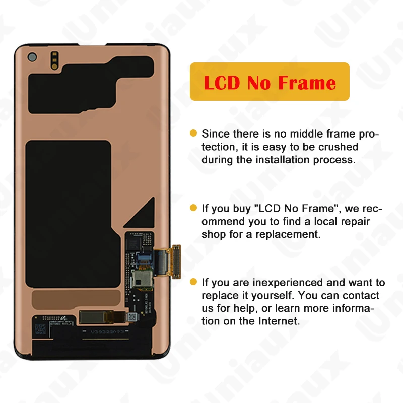 Фото 6,1-дюймовый ЖК-дисплей AMOLED для Samsung S10 G973, ЖК-дисплей для Samsung S10 G973F, дигитайзер сенсорного экрана в сборе, запасные части №3