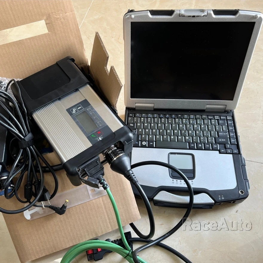 MB star SD connect C5 с V2023-09 HDD/SSD программным обеспечением, бесплатная установка в ПК CF-31, готовая к использованию для тестирования всей автомобильной системы MB SD C5