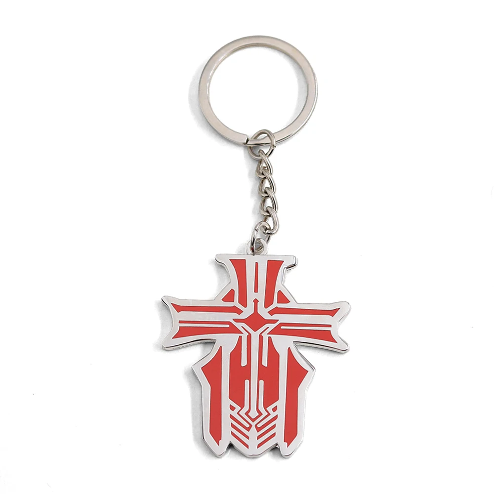Эмалированный брелок с логотипом Iron Blood Azur Lane, знак лица, брелок для ключей, стратегия, боевая игра, периферийный кулон, геймер, сбор