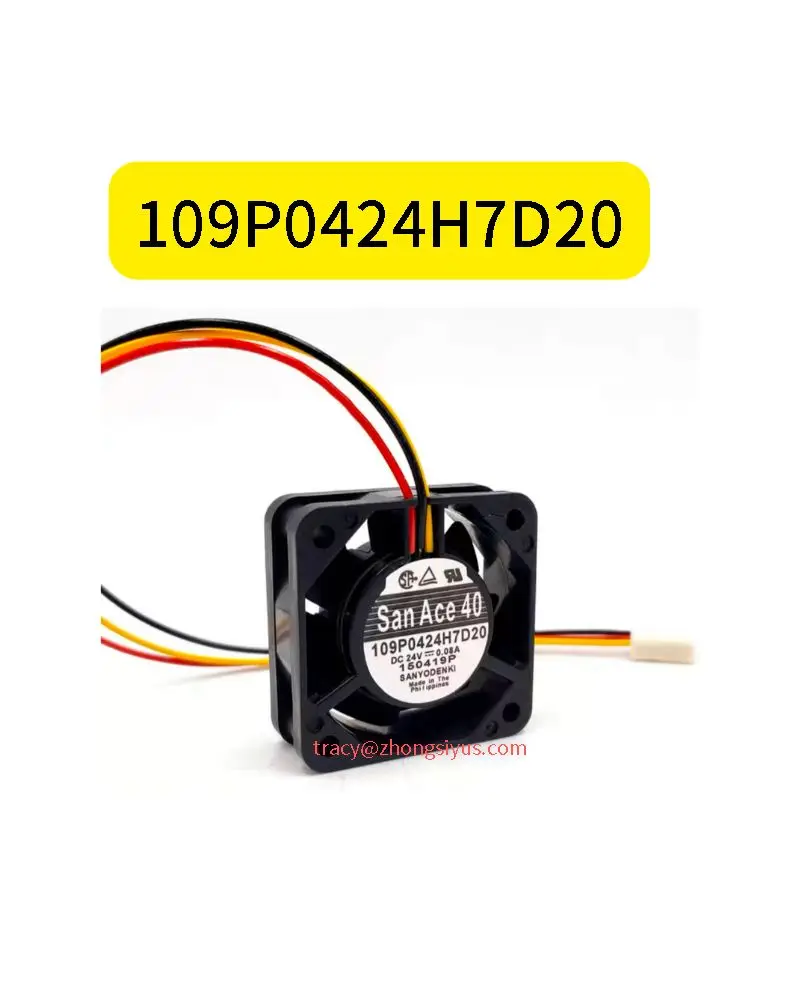 Совершенно новый вентилятор 109P0424H7D20 SANYO 24 В 0,08 А 40*40*15 FANUC