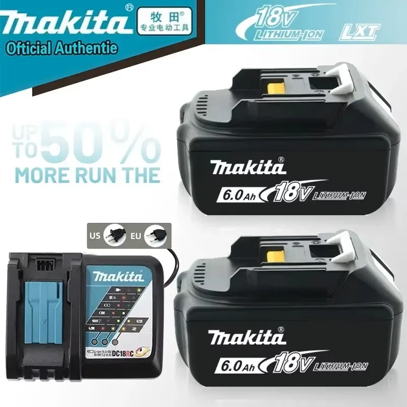 Аккумуляторная батарея Makita 18 в, литиевая батарея, 6,0 Ач, Makita , BL1860, BL1850, BL1850b, BL1840, BL1815, Оригинальная Аккумуляторная батарея для инструмента.