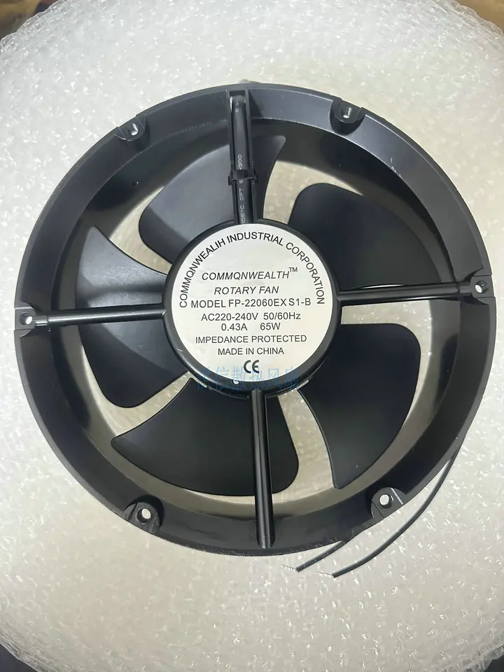 FP-20060EXS1B AC 220-240V 0.43A 65W 220x220x60mm 2-проводной Вентилятор охлаждения сервера
