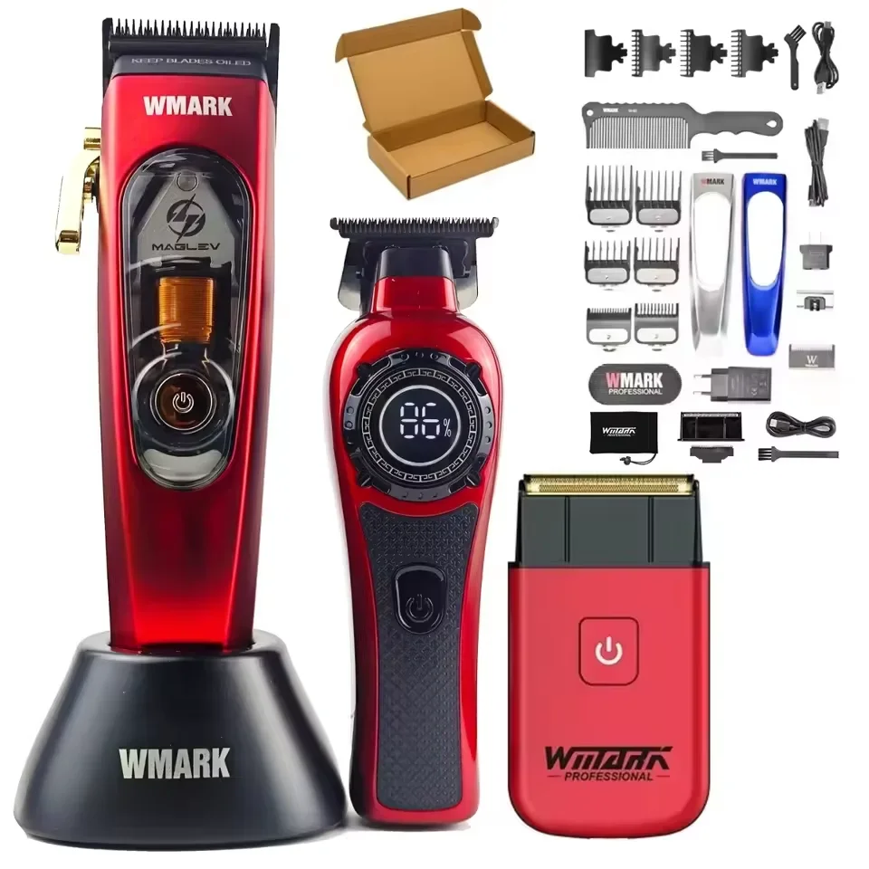 WMARK NG-9004 10000 об/мин G27 9500 об/мин профессиональная машинка для стрижки волос Высококачественный салонный электрический триммер для волос для мужской парикмахерской 2 шт.
