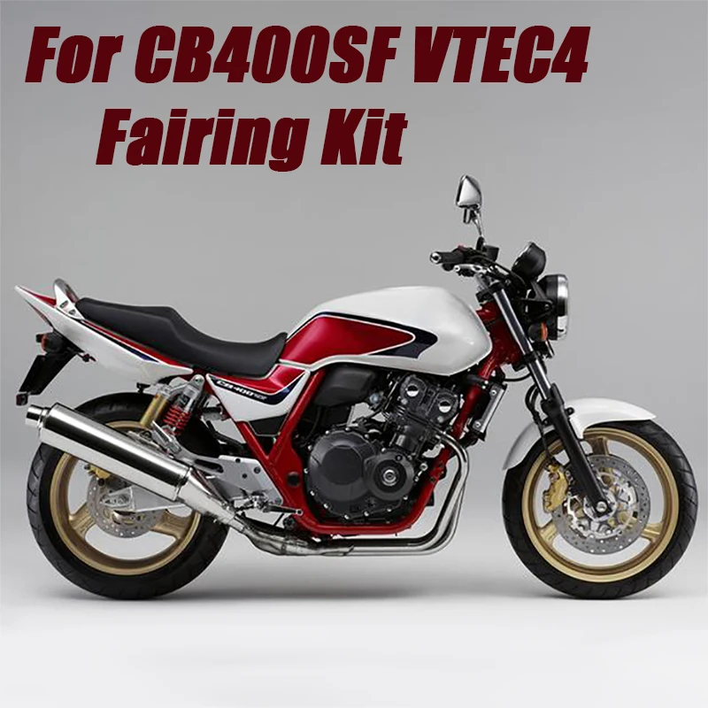 Подходит для CB400 SF 2008 2009 2010 VTEC4 обтекатель для литья под давлением из углеродного волокна цвет 08 09 10 11 топливный бак + замок Запчасти для мотоцикла