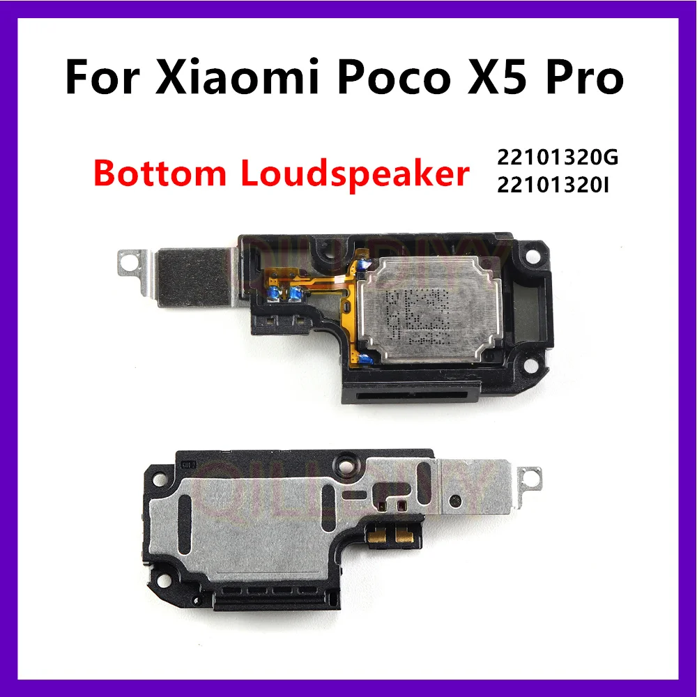 Громкий динамик для Xiaomi Poco X5 Pro, нижний громкоговоритель, зуммер, звуковой модуль, запасные части для смартфона X5Pro