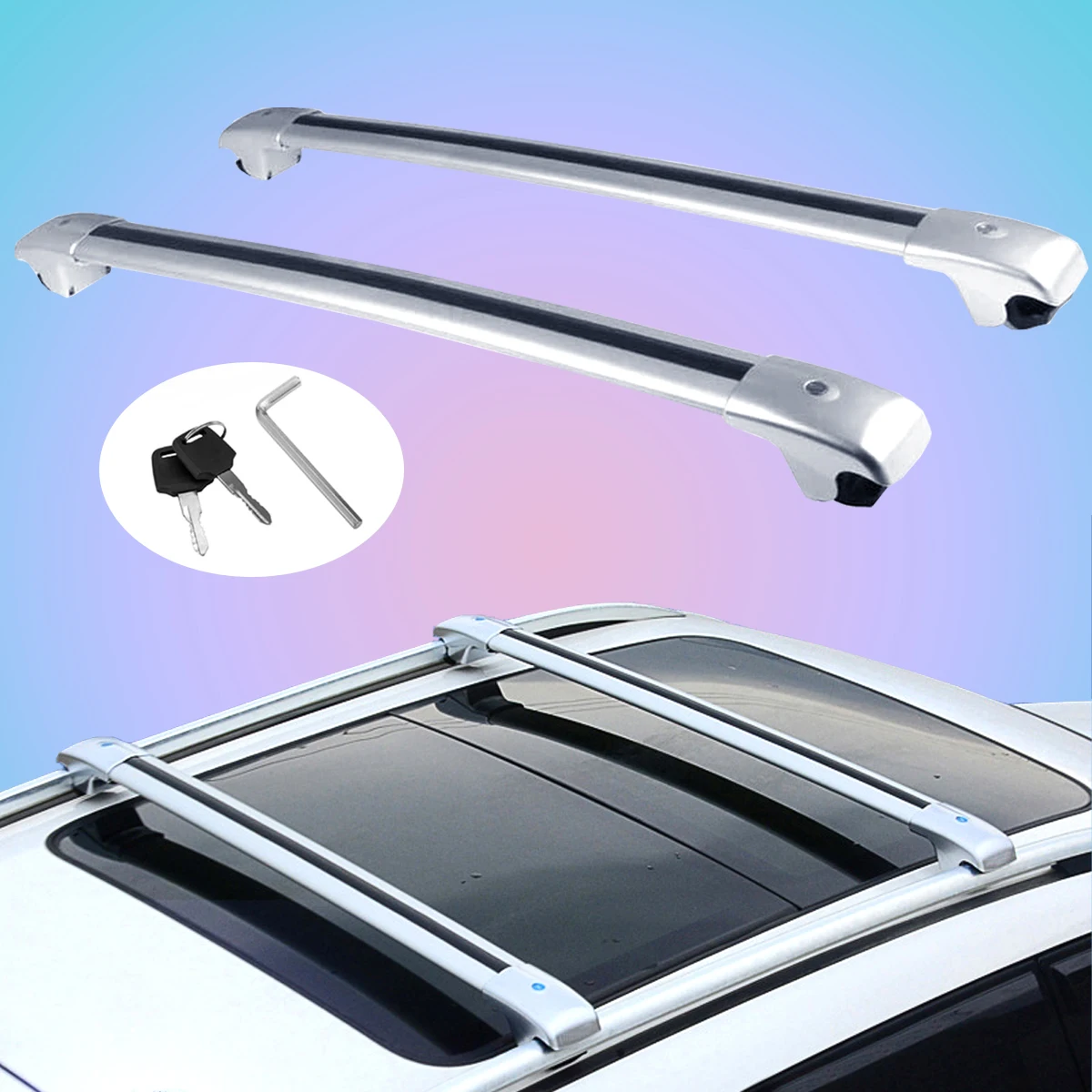 2 шт., крестовые рейки для Land Cruiser Prado FJ150 2010-2020