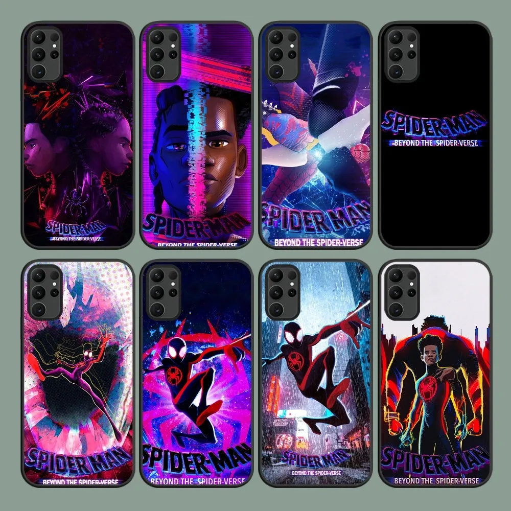 Чехол для телефона MINISO S-Spider-Man Beyond Verse для Samsung Galaxy S24 S22 S23 S30 Note 20 10 Plus Lite FE ULTRA Cover