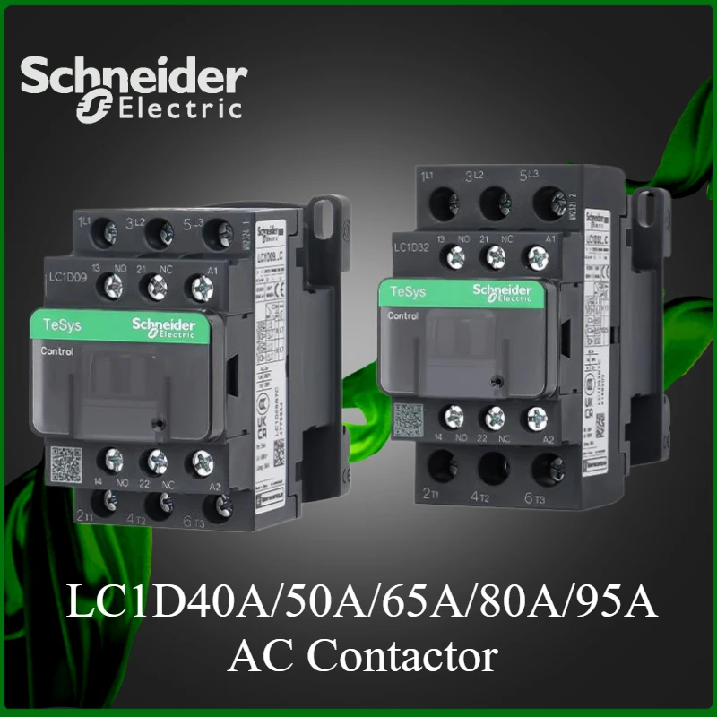 Контактор переменного тока Schneider Electric LC1D40 Трехполюсный LC1D50 LC1D65 LC1D80 LC1D95 B7C F7C Q7C M7C 110 В 220 В 380 В