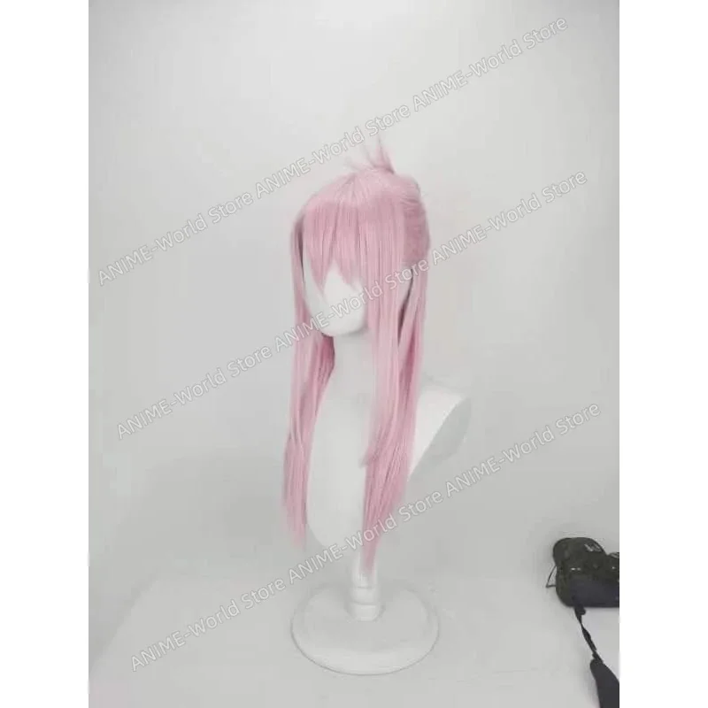Фото Оригинальный Fate Kaleid Liner PRISMA Illya Kuro (Black) Emiya Розовый парик Косплей Костюм Парик для Хэллоуина №5