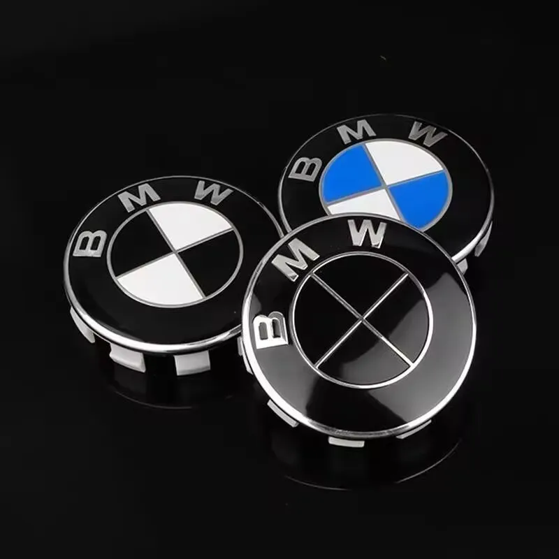4 шт. центральные колпаки колес 68 мм 56 мм сине-белые колпаки для BMW E46 E90 E30 F10 F30 X5 X3 E39 F25 E60 E91 E87 M автомобильные аксессуары