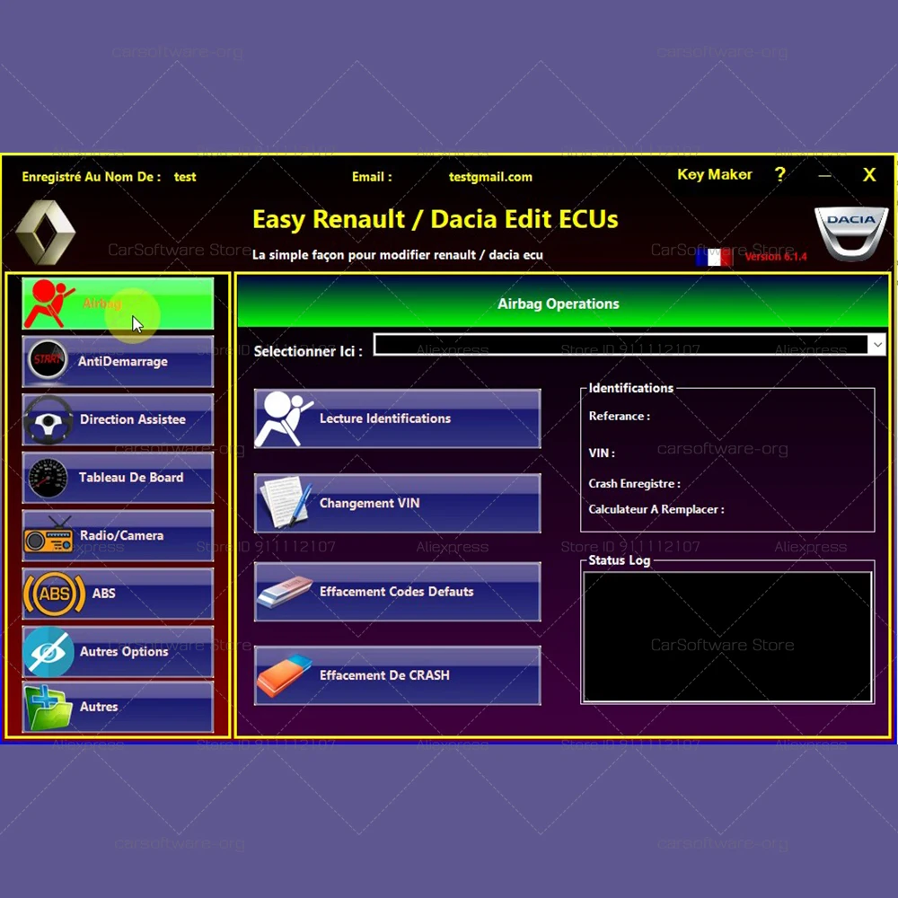 Фото Easy Edit ECUs V6.1.4 с кейгеном. Программное обеспечение для диагностики автомобилей. Включает Reno/link V1.99 (подарок) Air/bag Crash Clear Renaul/t-Daci/a. №2
