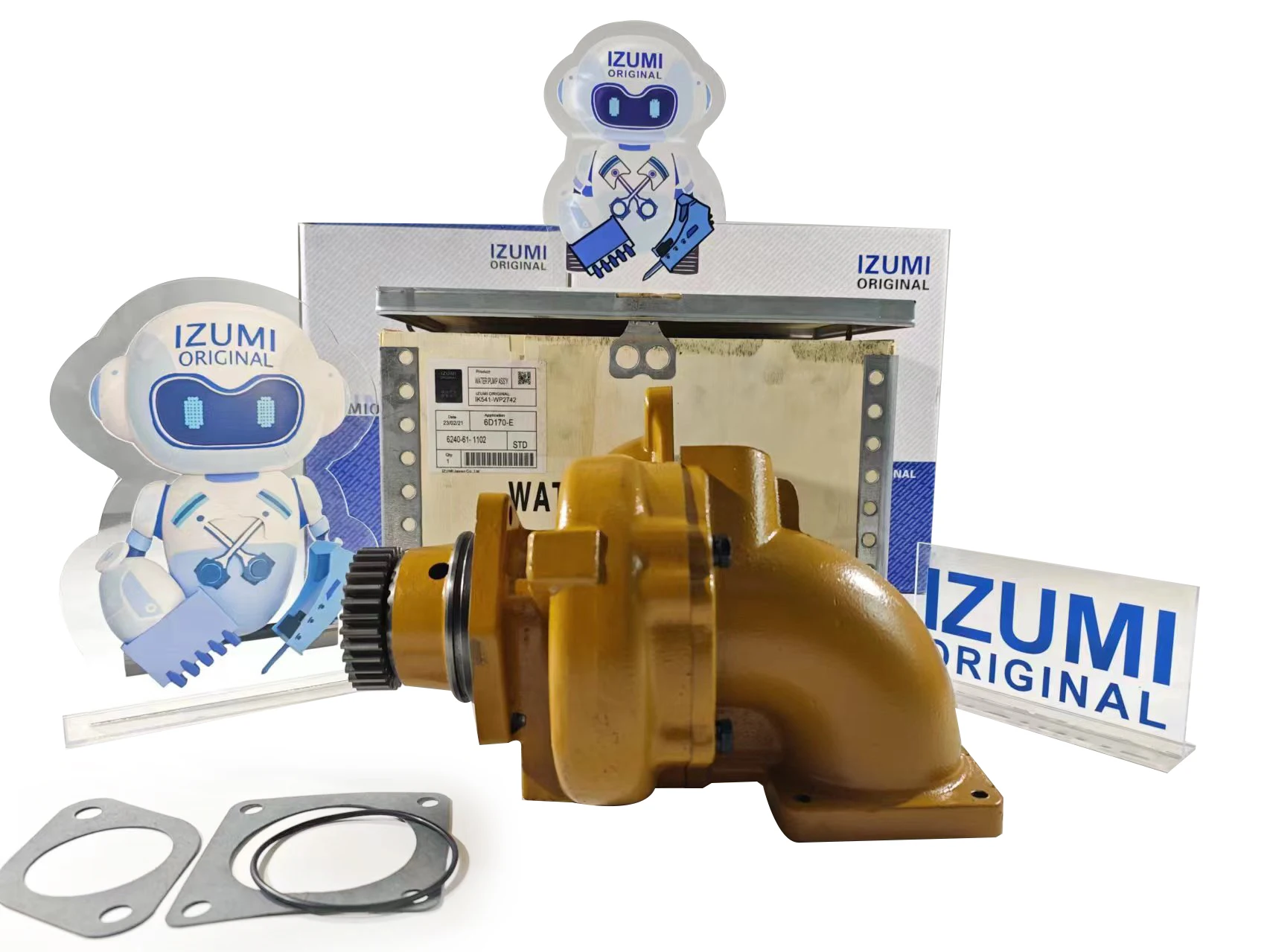 Фото Насос IZUMI cummins 6d170 6d140 6d155 QSK23 QSV91 6BT K38 Масляный насос Комплект для ремонта двигателя для CUMMINS №2