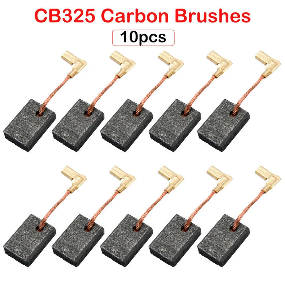 10 шт. угольные щетки CB-325 CB325, замена 194074-2для 9553NB 9554NB 9555NB 9556NB 9556PB 9557NB 9557PB 9558NB 17x11x5 мм
