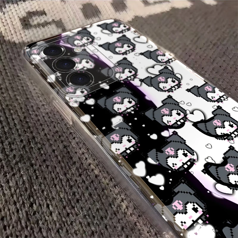 Фото Мягкий чехол для Samsung Galaxy A52 A72 A31 A51 A50 A32 A16 A21s A12 A71 A52s Cute Anime Kuromi №3