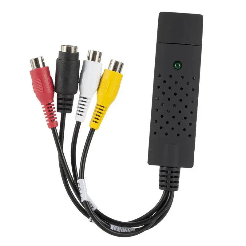 Фото Конвертер USB 2.0 VHS в DVD, аналоговое видео в цифровой формат аудио DVD VHS, карта захвата, качественный адаптер для ПК №3