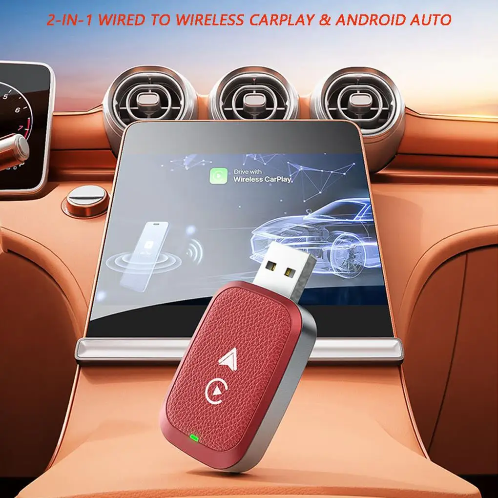 Новый беспроводной автомобильный адаптер CarPlay Android, умный мини-бокс, подключи и работай, Wi-Fi, быстрое подключение, универсальные автомобильные аксессуары