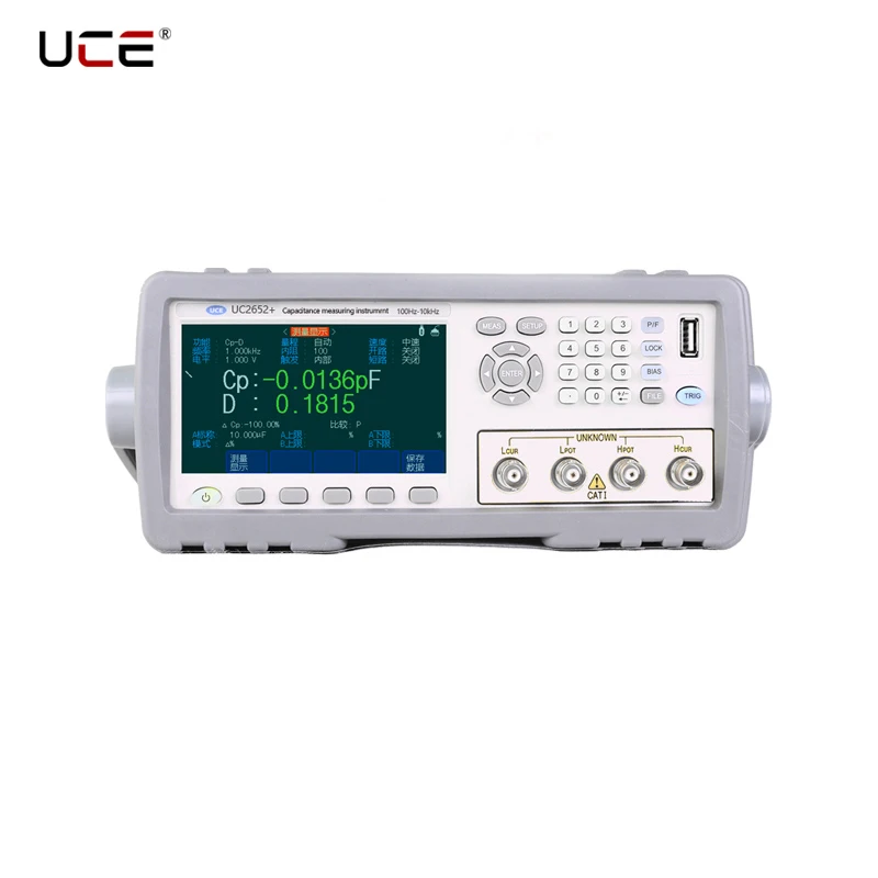 UCE UC2652+/UC2656+/UC2656B+ Прибор для измерения емкости с высокочастотным автоматическим измерением и измерением потери