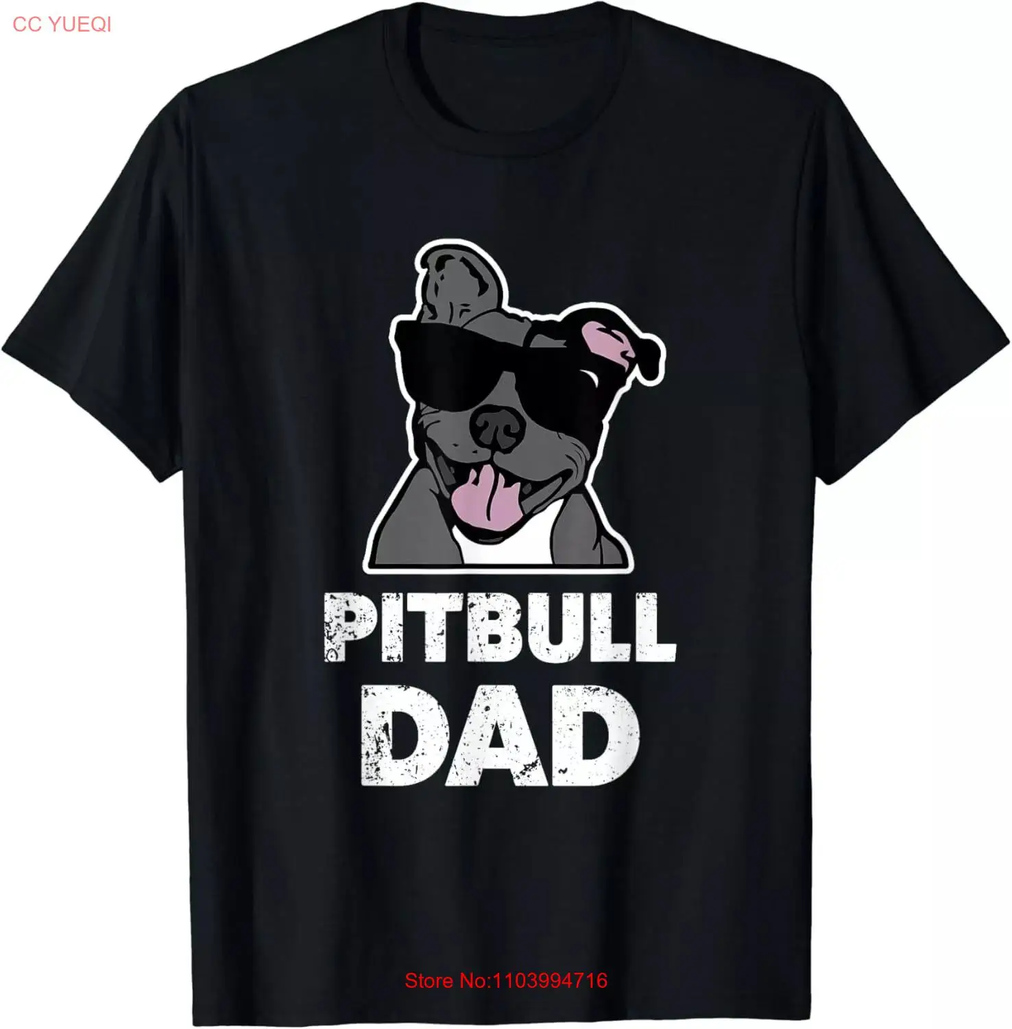 Pitbull, папа, собака, папа, Bluenose Pitbull, подарок для влюбленных, Мужская футболка унисекс, размер детской