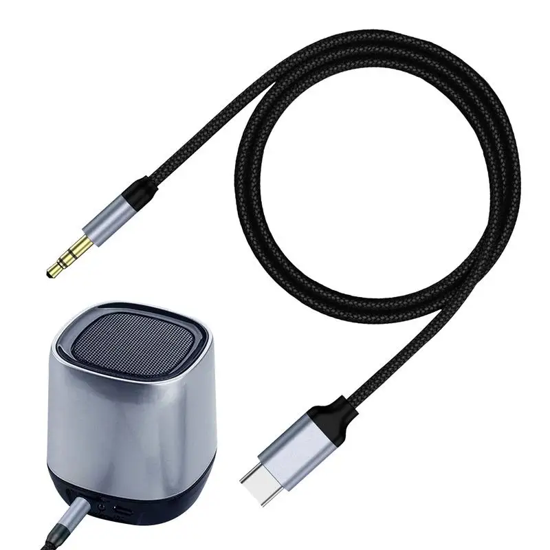 USB C Aux Кабель типа C Разъем 3,5 мм Адаптер USB C на 3,5 мм Аудио Aux Кабель Автомобильный стерео Шнур Aux для наушников Стереодинамик