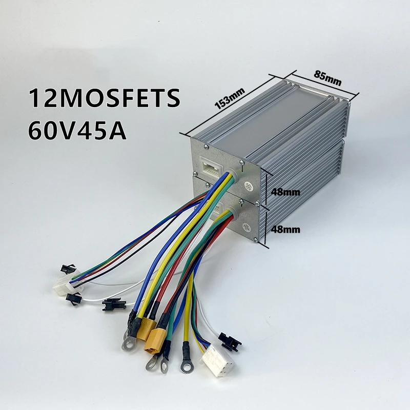 60 В 45 Аmp 12 Mossfets Контроллер электрического скутера 5-контактный дроссель Lh100 Ms668 ускоритель E скутер запасные части аксессуары