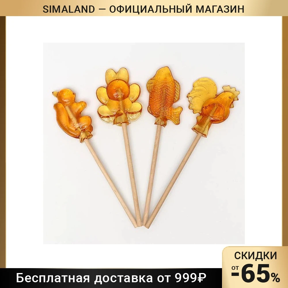 Карамель леденцовая «Сибирский петушок», ГОСТ, микс, 24 г