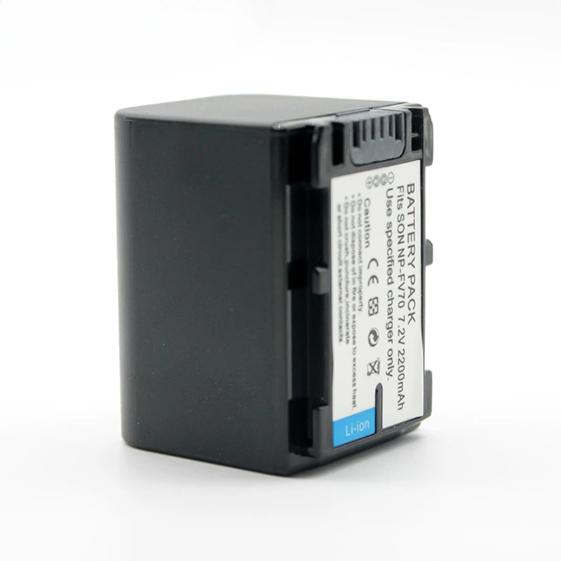 Фото NP-FV70A NPFV70A 7,3 В 13,8 Втч 2200 мА Аккумулятор для камеры для FV50 FV50A FV100 Аккумулятор AX700 AX45 60 AX100E AXP55 EAX40 №2