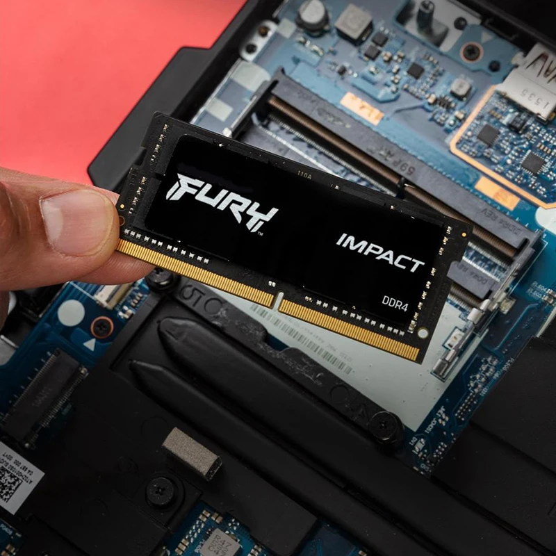 Фото Hyperx FURY Impact DDR4 ОЗУ 16 ГБ 8 ГБ 3200 МГц 2400 МГц 2666 МГц SODIMM память 260Pin SODIMM PC4-19200 21300 25600 DDR4 ОЗУ для ноутбука №5