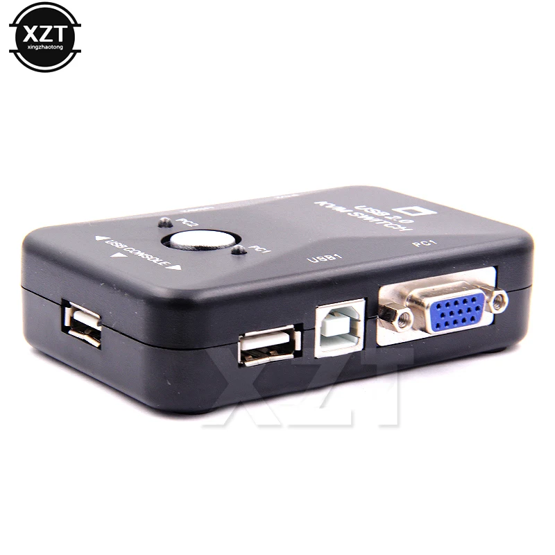 Новейший USB KVM переключатель 2 порта VGA переключатель SVGA Box USB 2.0 Мышь Клавиатура 1920*1440 переключатель (art.: 7a3d098bb) - 7a3d098bb