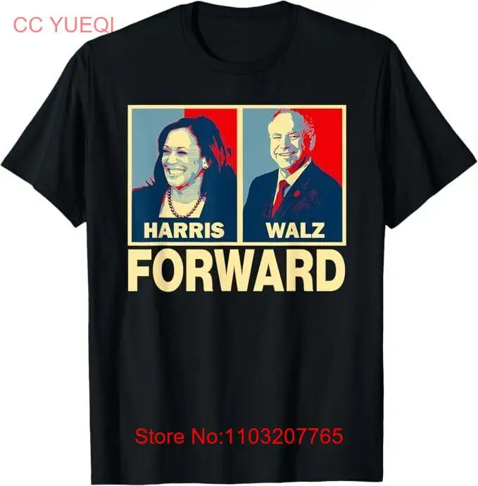 Забавная футболка Kamala Harris Forward Harris Walz Forward